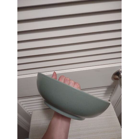 Noritake Colorwave Green 8485 stoneware cereal soup rimless bowl oven safe - Picture 5 of 6